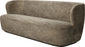 Stay Sofa - Fully Upholstered, 220x95, Black Base by Gubi