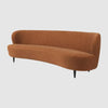 Stay Sofa - Fully Upholstered, Oval, 240x95, Wooden Legs by Gubi