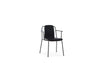 Studio Armchair Full Upholstery Black Steel by Normann Copenhagen