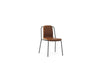 Studio Chair Front Upholstery Black Steel by Normann Copenhagen