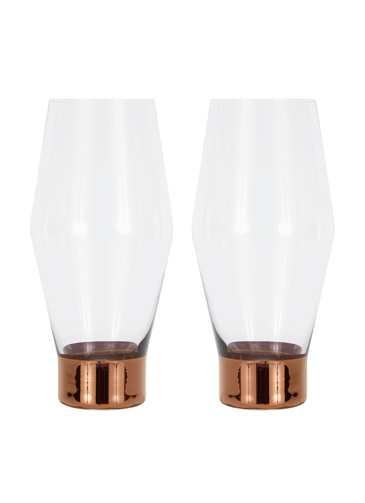 Tank Beer Glasses Copper Set of Two by Tom Dixon