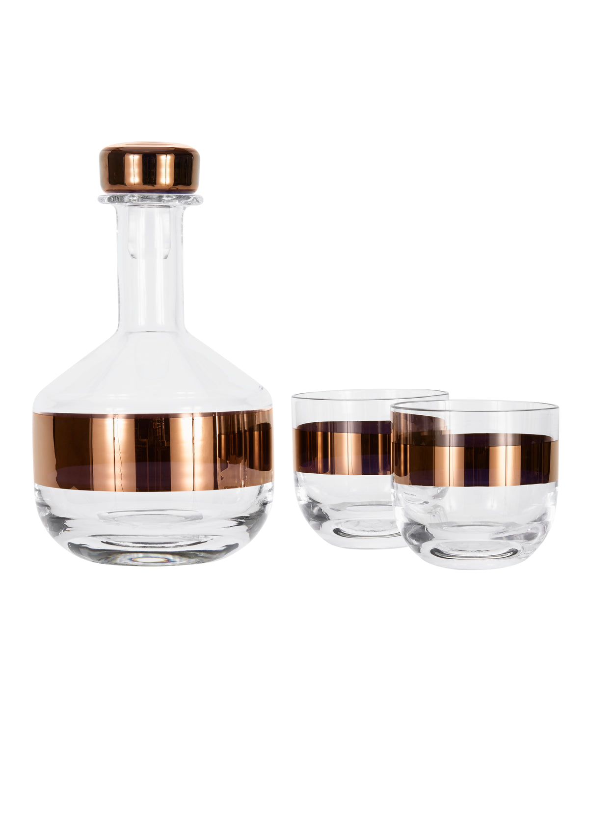Tank Whiskey Decanter Copper by Tom Dixon