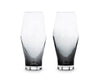 Tank Beer Glasses Black Set of Two by Tom Dixon