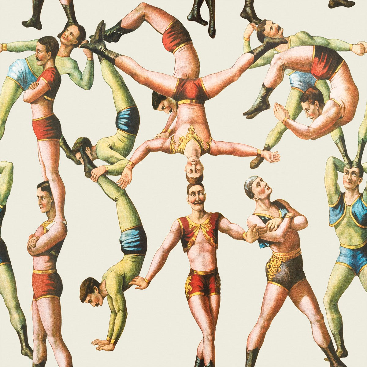 Le papier peint des acrobates par Mindthegap