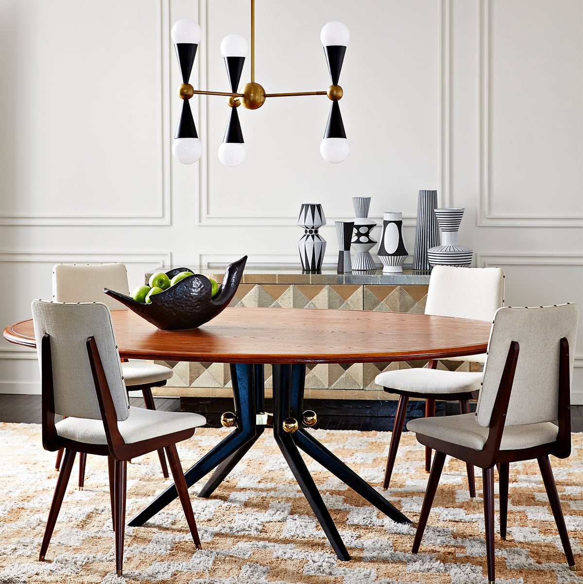 Caracas 6 Light Chandelier by Jonathan Adler