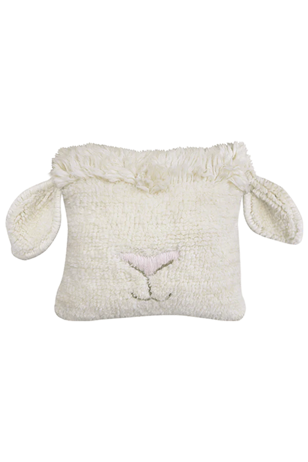 Woolable Cushion Pink Nose Sheep by Lorena Canals