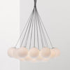 Glass 120R. 19R Chandelier by Anony