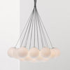 Glass 120R. 19R Chandelier by Anony