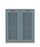 Armoire Snow E avec portes en verre par Asplund