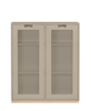 Armoire Snow E avec portes en verre par Asplund