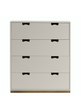 Snow Series of 2, 3, 4 and 6 Drawers by Asplund