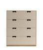 Snow Series of 2, 3, 4 and 6 Drawers by Asplund