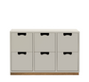 Snow Series of 2, 3, 4 and 6 Drawers by Asplund