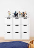 Snow Series of 9 and 12  Drawers by Asplund