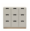Snow Series of 9 and 12  Drawers by Asplund