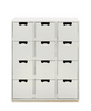 Snow Series of 9 and 12  Drawers by Asplund