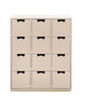 Snow Series of 9 and 12  Drawers by Asplund