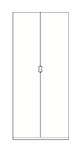Snow Cabinet F (Covered Doors) by Asplund