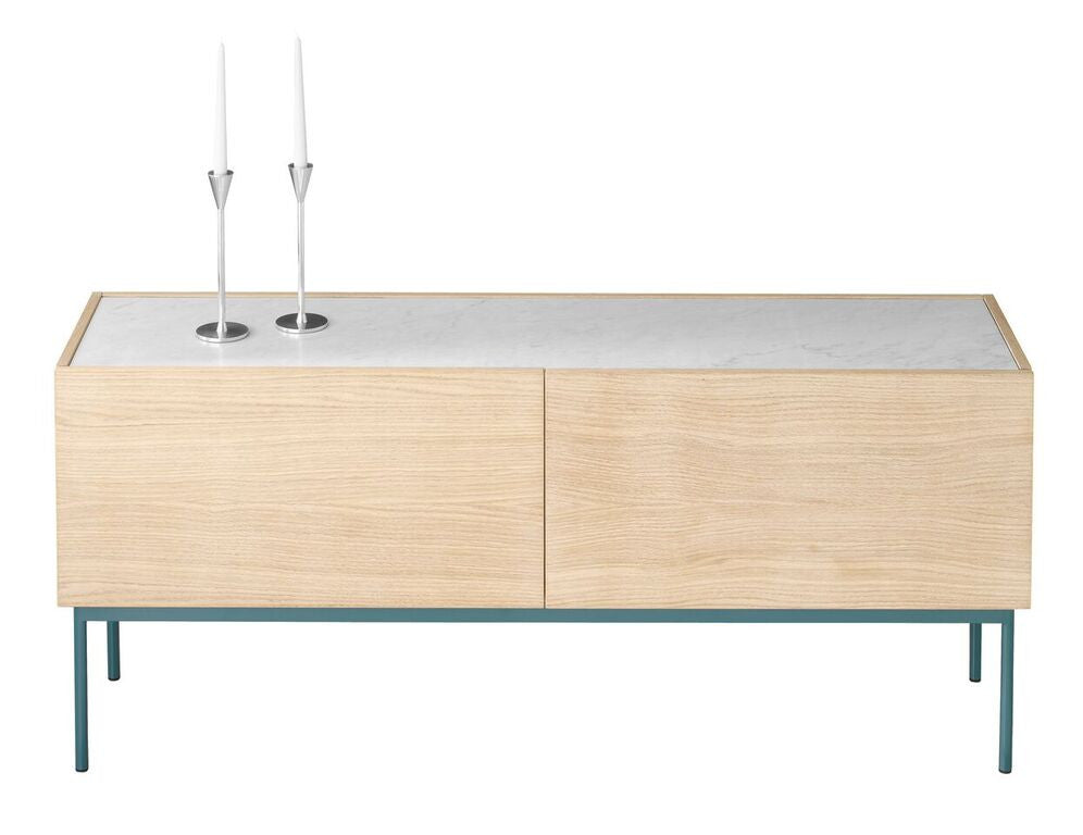 Luc 160 Sideboard with Drawers and Limestone Top by Asplund