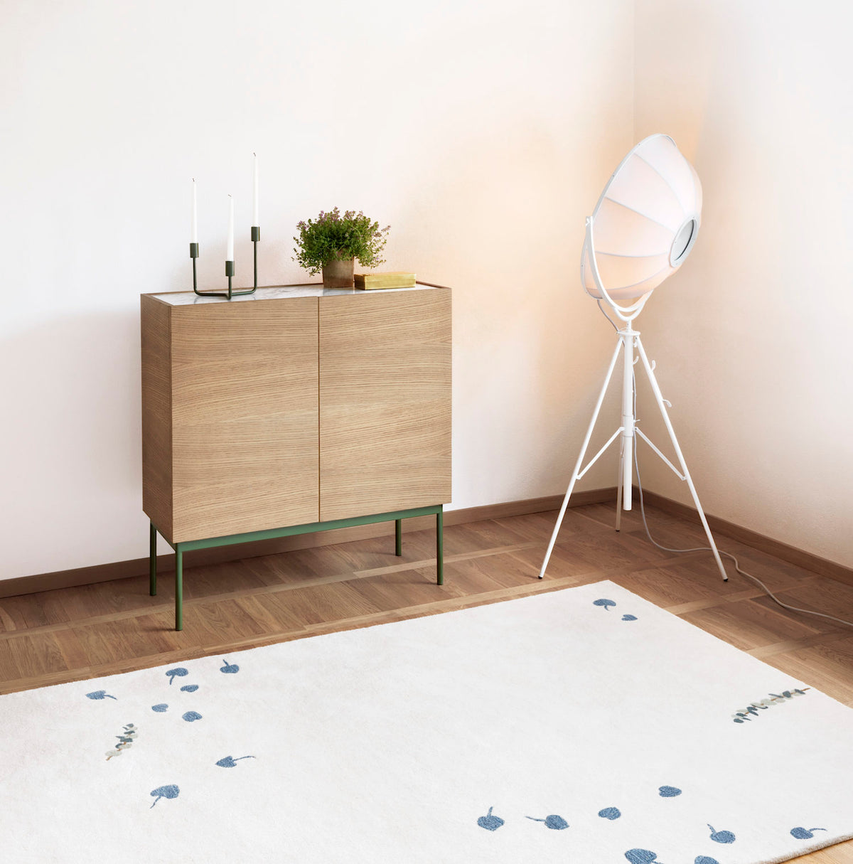 Luc Cabinet 100 with Stone Top by Asplund