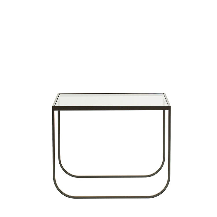 Tati Lounge Table 65 avec plateau en verre par Asplund