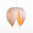 Red Birch Gladys Pendant light by Atelier Cocotte, featuring a white fabric shade and elegant lighting design.