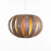 Ruth Small Pendant light by Atelier Cocotte featuring a white oak and birch wood shade with a minimalist design.