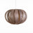White Ruth Small Pendant light by Atelier Cocotte, featuring a sleek oak and birch wood design for modern interior lighting.