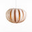 White Ruth Small Pendant light by Atelier Cocotte featuring a sleek oak and white birch design, ideal for modern lighting decor.