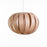 Ruth small pendant light by Atelier Cocotte featuring a white oak and birch wood shade, modern lighting fixture for interior decor.