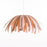 White Tina Pendant light by Atelier Cocotte, featuring a modern lighting design with a short hair-style shade.