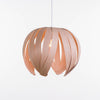 Ti-Fleur pendant light by Atelier Cocotte featuring a walnut and white design, showcasing elegant lighting and modern craftsmanship.
