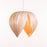 Noisette #1 pendant light by Atelier Cocotte featuring a white birch wood finish and minimalist design in a stylish lighting fixture.