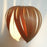 White birch Noisette #1 pendant light by Atelier Cocotte, showcasing a sleek, minimalist lighting fixture with a modern design.