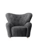 Fauteuil et repose-pieds The Tired Man par Audo Copenhagen