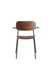 Co Dining Chair with Armrest - Black by Audo Copenhagen