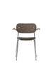 Co Dining Chair with Armrest - Chrome by Audo Copenhagen