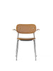 Co Dining Chair with Armrest - Chrome by Audo Copenhagen