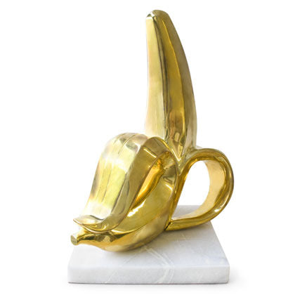 Banane en laiton par Jonathan Adler