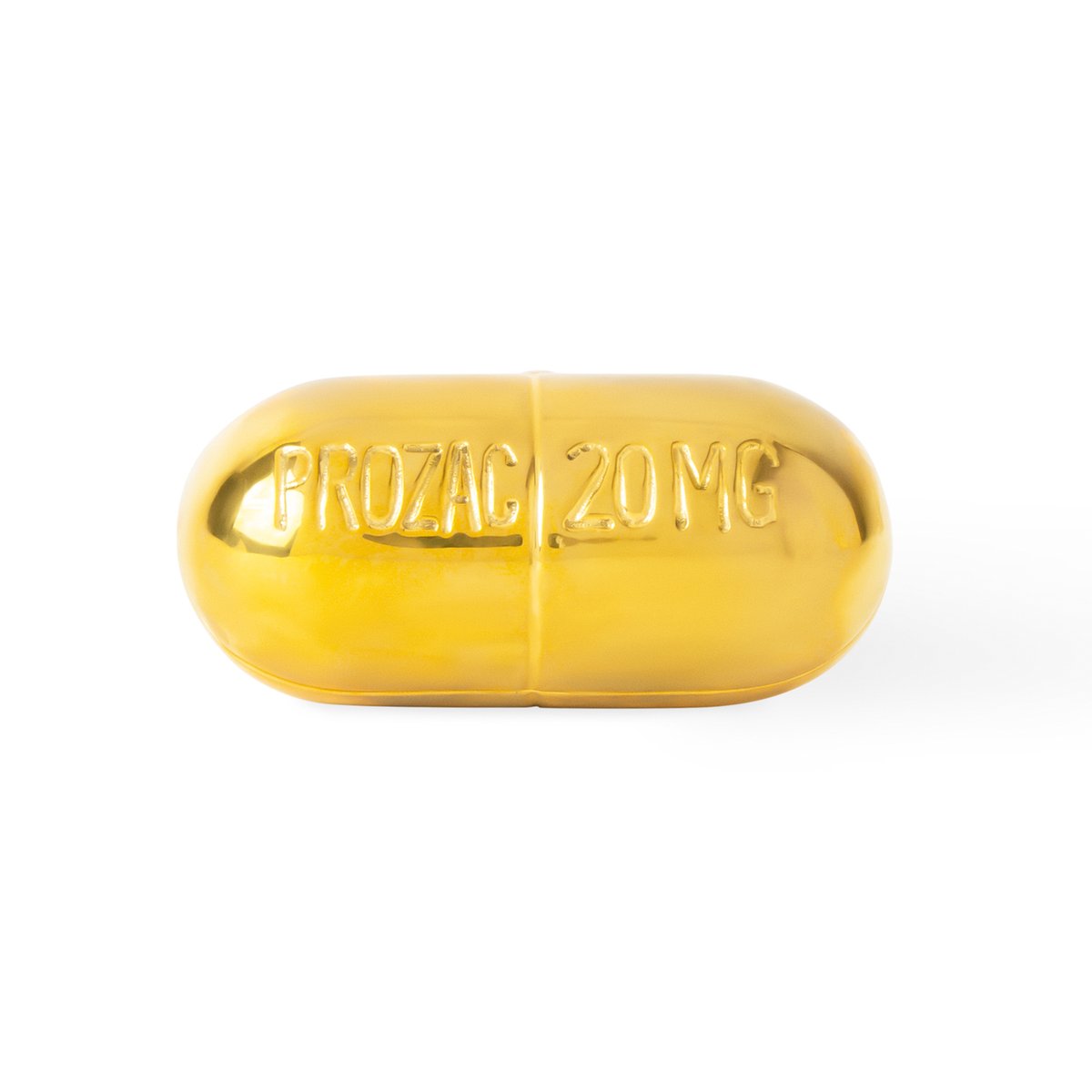 Brass Prozac Pill Box by Jonathan Adler