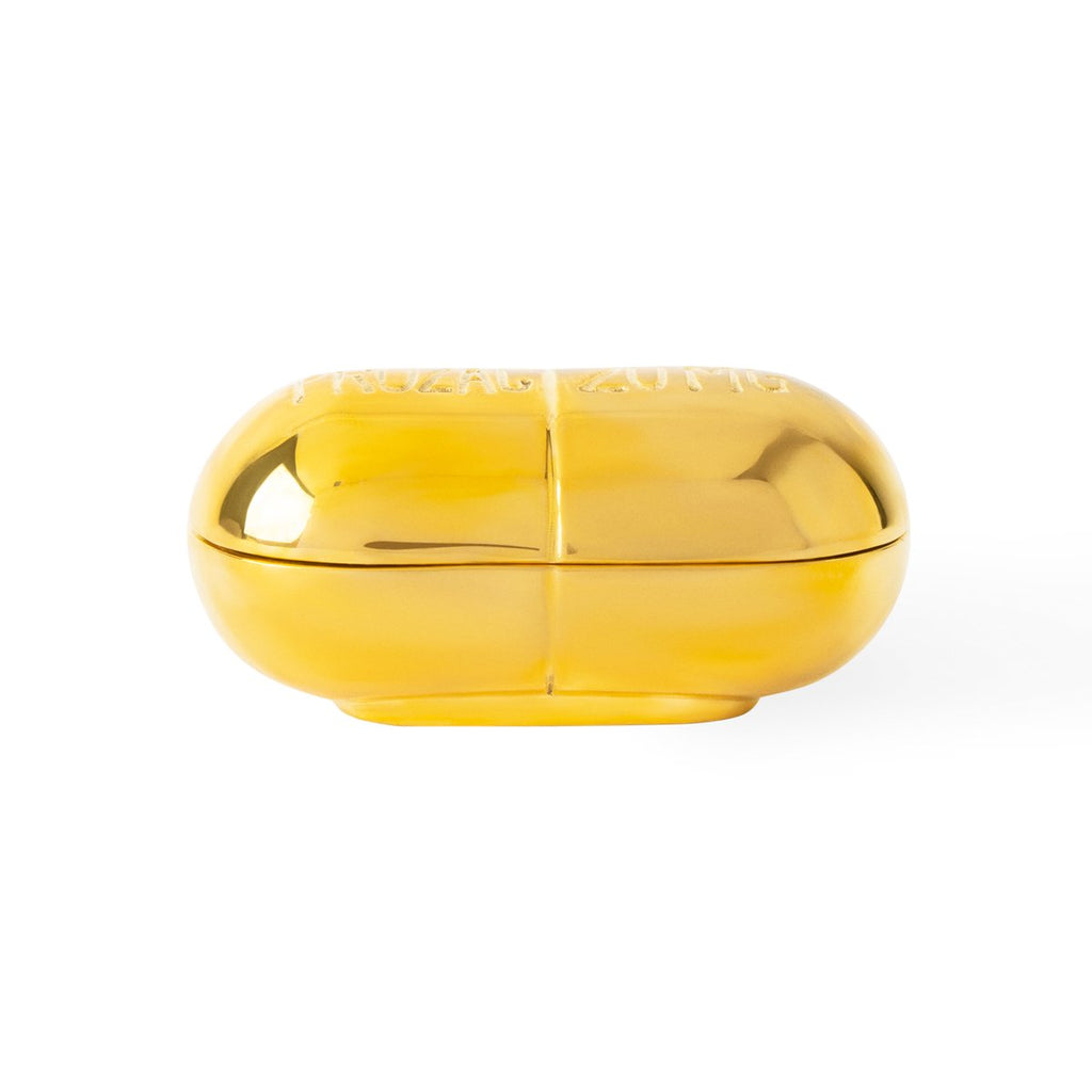Brass Prozac Pill Box by Jonathan Adler | The Modern Shop