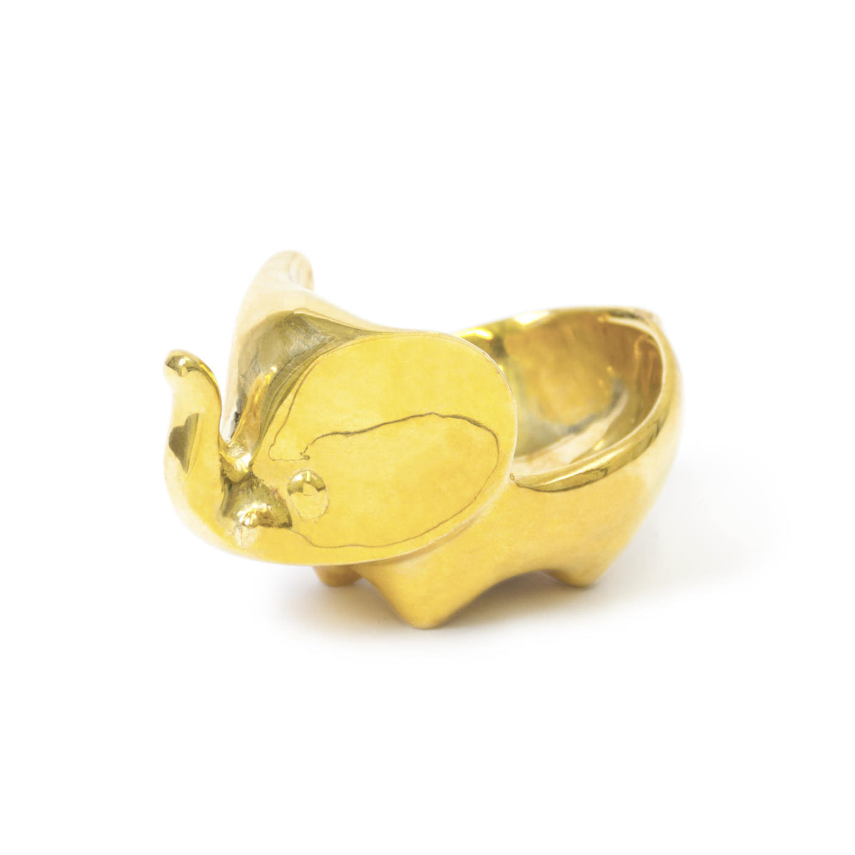 Brass Elephant Ring Bowl by Jonathan Adler