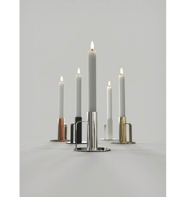 Rondo Chamberstick Candleholder by FROST