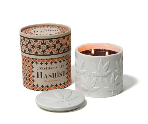 Hashish Ceramic Candle Series by Jonathan Adler