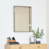 Bronze Lucent Mirror by Case, a stylish accessory with a sleek design perfect for personal grooming and decorative use.