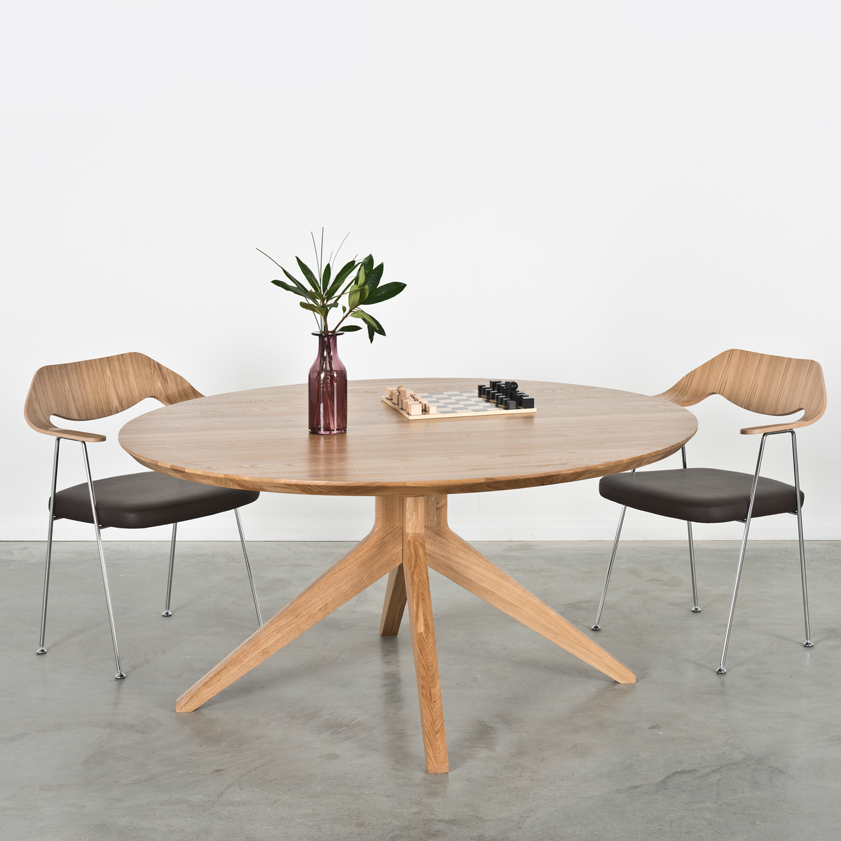 Table ronde croisée par étui