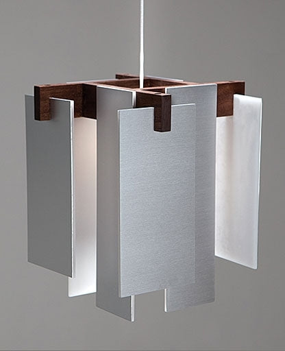 Cerno Salix Pendant LED lighting fixture with sleek design and warm 2700K glow, made in the USA.