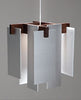 Cerno Salix Pendant LED lighting fixture with sleek design and warm 2700K glow, made in the USA.