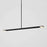 Cerno Brevis Linear LED Pendant in brushed aluminum with 2700K warm light, designed for modern USA-made lighting installations