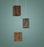 Claudo LED lamp by Cerno, dark stained walnut finish, with warm 2700K LED lighting, made in the USA.